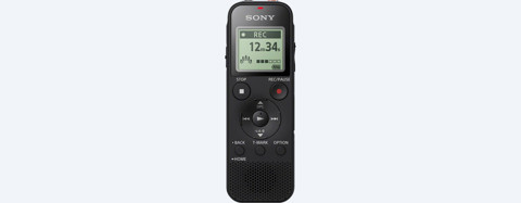 Sony ICD-PX470 dittafono Memoria interna e scheda di memoria Nero