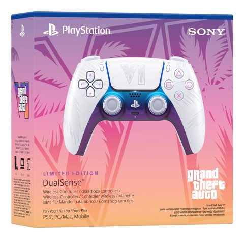 Sony Interactive Entertainment Controller wireless DualSense - Grand Theft Auto VI Bianco Edizione limitata