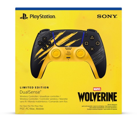 Sony Interactive Entertainment Controller wireless DualSense - Marvel's Wolverine Battle Yellow Limited Edition