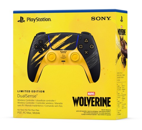Sony Interactive Entertainment Controller wireless DualSense - Marvel's Wolverine Battle Yellow Limited Edition