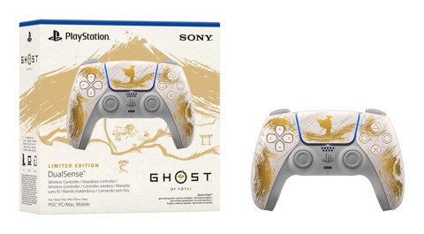 Sony Interactive Entertainment DualSense Wireless Controller - Ghost of Yōtei Gold Limited Edition Oro, Bianco Bluetooth/USB Gamepad Analogico/Digitale Android, MAC, PC, PlayStation 5, iOS