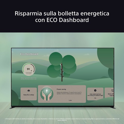 Sony K-85S3 2,15 m (84.6") 4K Ultra HD Smart TV Wi-Fi Nero