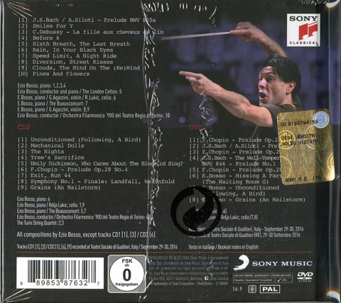 Sony Music Ezio Bosso - And The Things That Remain, 2Cd+Dvd Dvd/Cd Classico