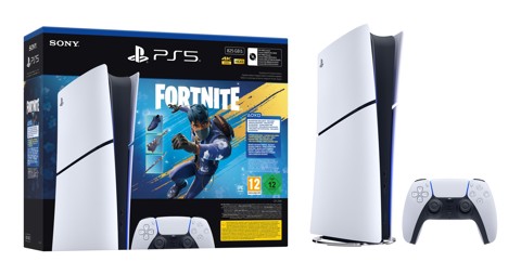 Sony PlayStation 5 Digital Edition - Fortnite Flowering Chaos Bundle 825 GB Wi-Fi Nero, Bianco