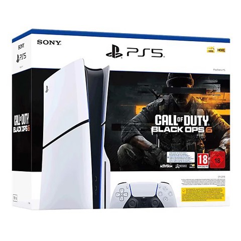 Sony PlayStation 5 Slim - Call of Duty: Black Ops 6 Bundle 1,02 TB Wi-Fi Nero, Bianco
