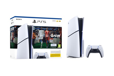 Sony PS5 Digital - EA Sports FC 26 Bundle 825 GB Wi-Fi Nero, Bianco