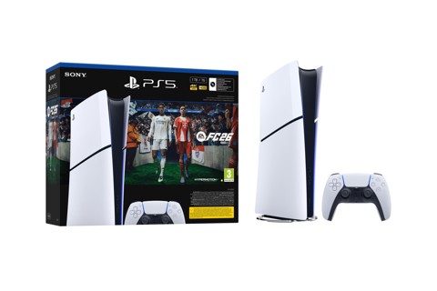Sony PS5 Digital - EA Sports FC 26 Bundle 825 GB Wi-Fi Nero, Bianco