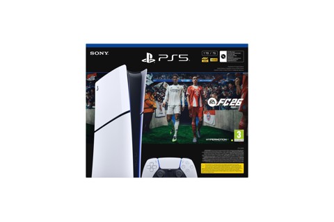 Sony PS5 Digital - EA Sports FC 26 Bundle 825 GB Wi-Fi Nero, Bianco