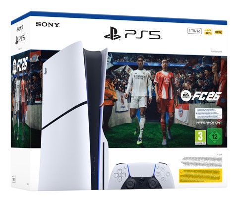 Sony PS5 Laufwerk - EA Sports FC 26 Bundle 1 TB Wi-Fi Nero, Bianco
