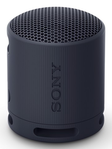 Sony SRS-XB100 - Speaker Wireless Bluetooth, portatile, leggero, compatto, da esterno, da viaggio, resistente IP67 impermeabile e antipolvere, batteria da 16 ore, cinturino versatile, chiamate in vivavoce - Nero