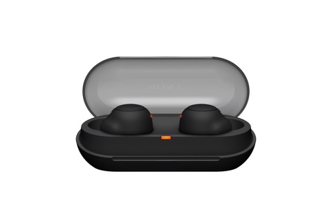 Sony WF-C500 - Auricolari True Wireless, Fino a 20 ore di durata della batteria con custodia di ricarica, Compatibile con l'Assistente Vocale, Microfono integrato (Nero)