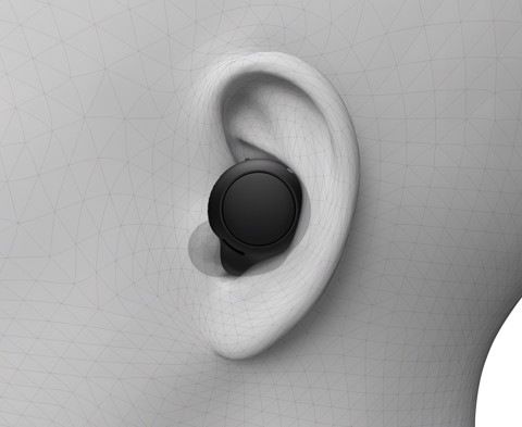 Sony WF-C500 - Auricolari True Wireless, Fino a 20 ore di durata della batteria con custodia di ricarica, Compatibile con l'Assistente Vocale, Microfono integrato (Nero)