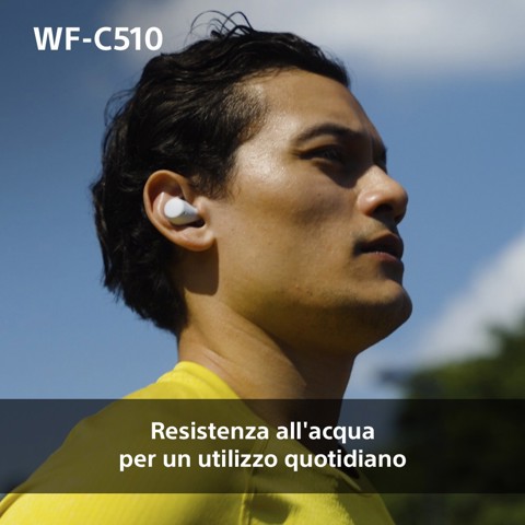 Sony WF-C510 | Cuffie True Wireless - Suono di alta qualità, Equalizzatore personalizzabile, Design Confortevole, Batteria da 22 ore, Ricarica Rapida, Connessione Multipoint Bluetooth, Ambient Sound Mode, Spotify Tap, Classificazione IPX4 - Nero