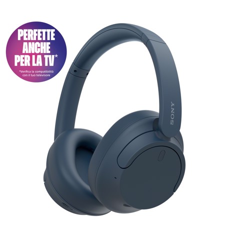 Sony WH-CH720N Auricolare Con cavo e senza cavo A Padiglione Musica e Chiamate USB tipo-C Bluetooth Blu