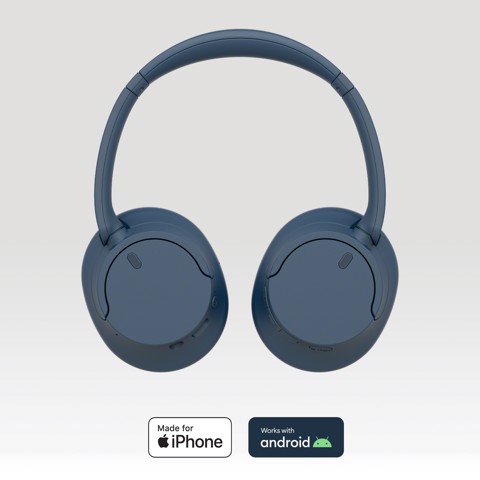 Sony WH-CH720N Auricolare Con cavo e senza cavo A Padiglione Musica e Chiamate USB tipo-C Bluetooth Blu