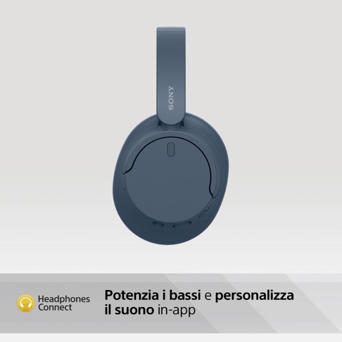 Sony WH-CH720N Auricolare Con cavo e senza cavo A Padiglione Musica e Chiamate USB tipo-C Bluetooth Blu