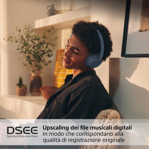 Sony WH-CH720N Auricolare Con cavo e senza cavo A Padiglione Musica e Chiamate USB tipo-C Bluetooth Blu
