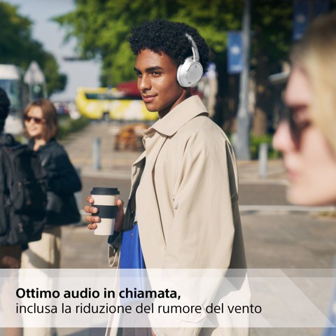 Sony WH-CH720N Cuffie Bluetooth wireless con cancellazione del rumore - Durata della batteria fino a 35 ore e ricarica rapida - Bianco