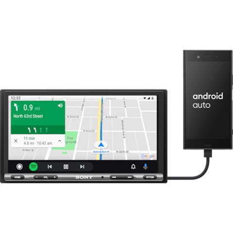 Sony XAVAX3250ANT Ricevitore multimediale per auto Nero 55 W Bluetooth