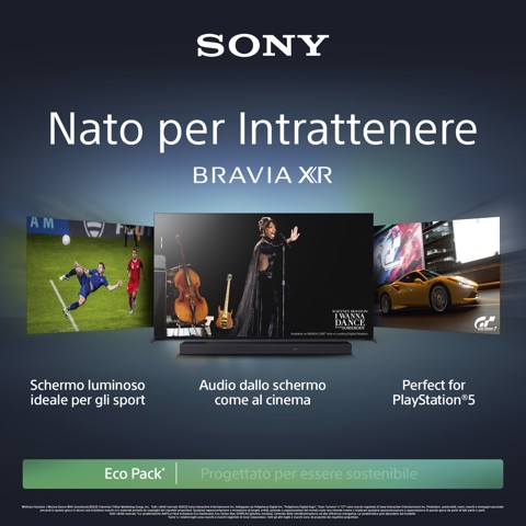 Sony XR-55A80L 139,7 cm (55") 4K Ultra HD Smart TV Wi-Fi Nero