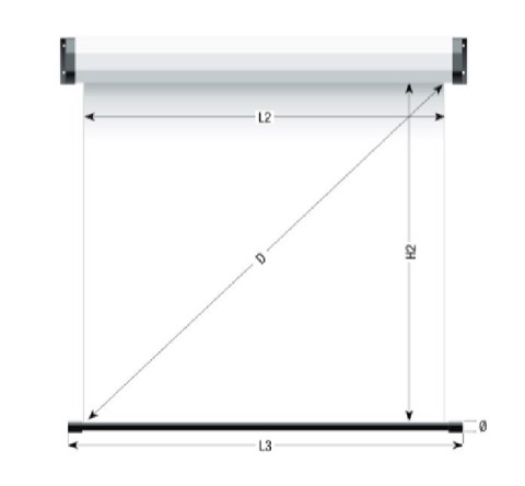 Sopar 5241 schermo per proiettore 2,62 m (103") 4:3