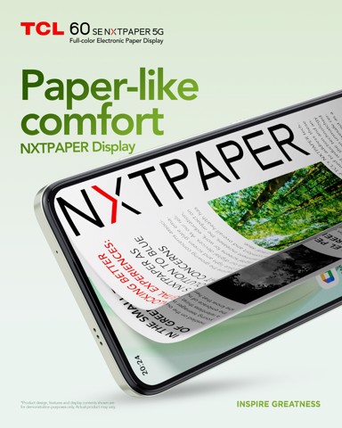 TCL 60 SE Nextpaper 5G 17 cm (6.7") Android 15 USB tipo-C 8 GB 256 GB 5200 mAh Grigio