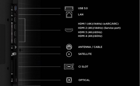 TCL C6K Pro TV 55C6K PRO 55” QD-Mini LED TV, 4K HDR 1000 nits, 180 dimming zones, Google TV, Dolby Vision & Atmos, 2.1 Onkyo, 144Hz, AirPlay 2
