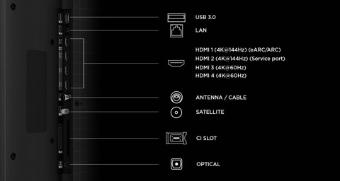 TCL C7L TV 75C7L SQD‑Mini LED da 75", 4K HDR, 3000 nit, 1.352 zone di dimming, Google TV, 144Hz, Dolby Vision & Atmos, Audio Bang & Olufsen