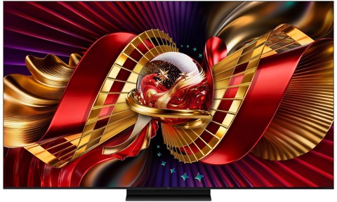 TCL C8L TV 55C8L SQD Mini LED da 55", 4K HDR, 3000 nit, 1.008 zone di dimming, Google TV, 144Hz, Dolby Vision & Atmos, Audio Bang & Olufsen