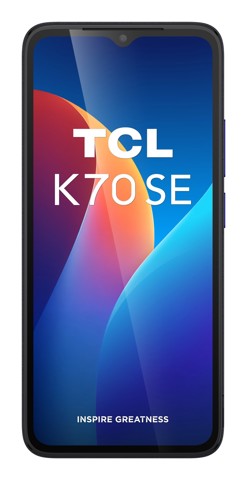 TCL K70 SE 16,7 cm (6.56") Doppia SIM Android 16.0 4G USB tipo-C 4 GB 64 GB 3000 mAh Nero, Indaco