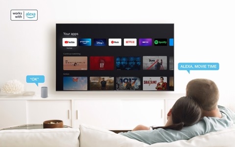 TCL P655 Serie P65 Smart TV Ultra HD 4K 43" 43P655, Dolby Audio, Controlli vocali, Google TV