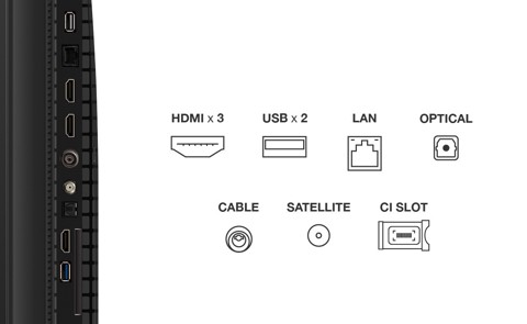 TCL P79K Serie Smart TV QLED 4K 55" 55P79K, Dolby Vision - Atmos, HDR10+, Google TV