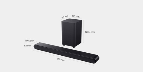TCL S Series S643W altoparlante soundbar Nero 3.1 canali 240 W