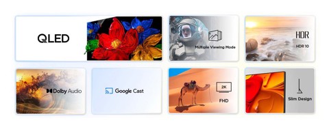 TCL S59K Serie Smart TV QLED FHD 32" 32S59K, Dolby Audio, HDR10, Android TV