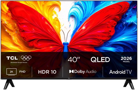 TCL S5L TV 40S5L - Full HD 40”, QLED, HDR, Direct LED, Android TV, Dolby Audio