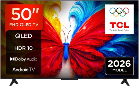 TCL S5L TV 50S5L - Full HD 50” , QLED, HDR, Direct LED, Android TV, Dolby Audio
