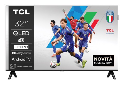 TCL Serie S49K Smart TV HD QLED 32" 32S49K, Dolby Audio, HDR10, Android TV