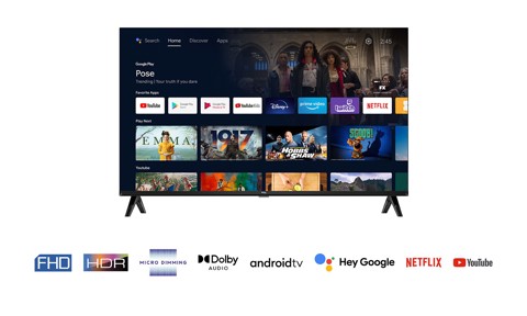 TCL Serie S54 32S5400AF TV 81,3 cm (32") Full HD Smart TV Wi-Fi Nero
