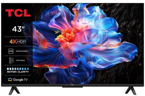 TCL Serie Smart TV 4K Ultra HD 43" 43P69K, Dolby Audio, HDR10+, Google TV