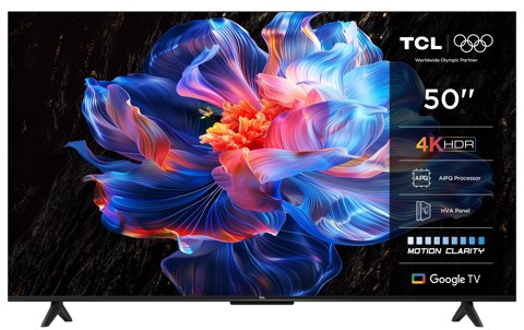 TCL Serie Smart TV 4K Ultra HD 50" 50P69K, Dolby Audio, HDR10+, Google TV