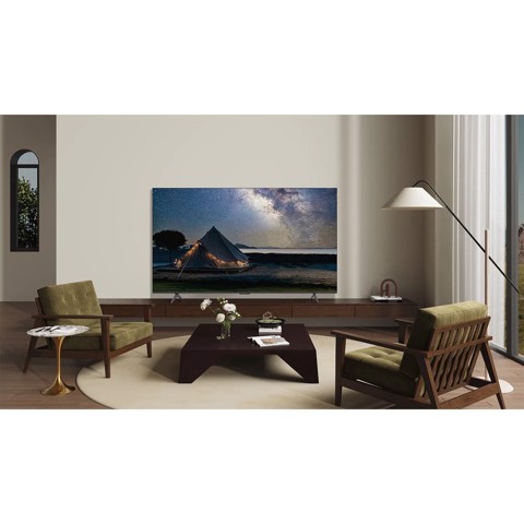 TCL T69C 43T69C 43" QLED, TV Direct LED, TV 4K HDR, Smart TV alimentata da Google TV (Dolby Vision & Atmos, Game Master, Motion Clarity, compatibile con Google Assistant e Alexa)