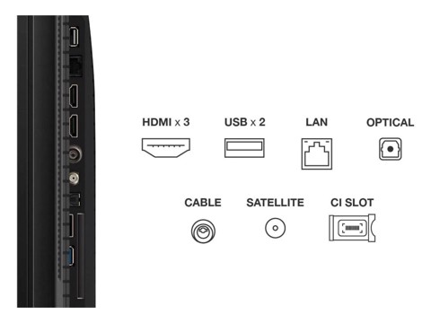 TCL T69C 43T69C 43" QLED, TV Direct LED, TV 4K HDR, Smart TV alimentata da Google TV (Dolby Vision & Atmos, Game Master, Motion Clarity, compatibile con Google Assistant e Alexa)