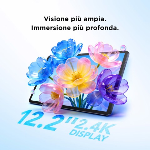 TCL TAB A1 Plus Snapdragon 125 GB 31 cm (12.2") 16 GB Wi-Fi 5 (802.11ac) Android 16 Blu