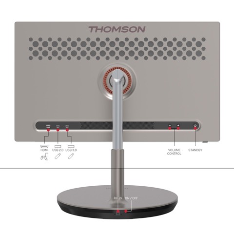 Thomson 32UE5M45E TV e monitor portatile TV portatile Champagne, Oro 81,3 cm (32") LED 3840 x 2160 Pixel