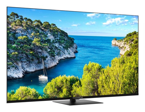 Thomson 43\" 4K UHD Google TV filigranes Rahmendesign 109,2 cm (43") 4K Ultra HD Smart TV Wi-Fi Nero