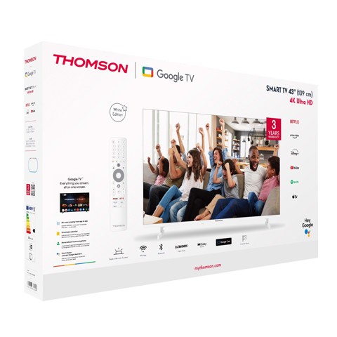Thomson 43UG4S14W TV 109,2 cm (43") 4K Ultra HD Smart TV Wi-Fi Bianco