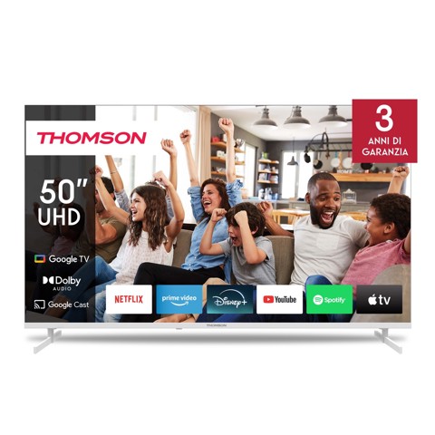 Thomson 50UG4S14W TV 127 cm (50") 4K Ultra HD Smart TV Wi-Fi Bianco