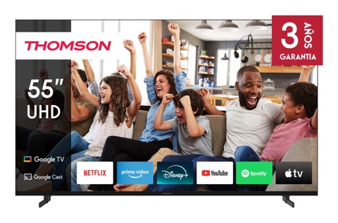 Thomson 55UG4S14 TV 139,7 cm (55") 4K Ultra HD Smart TV Wi-Fi Nero