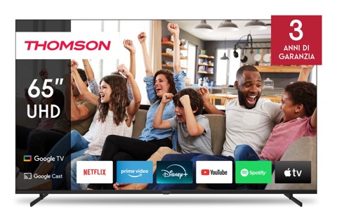 Thomson G63 Series Nicht kategorisiert 165,1 cm (65") 4K Ultra HD Smart TV Wi-Fi Nero