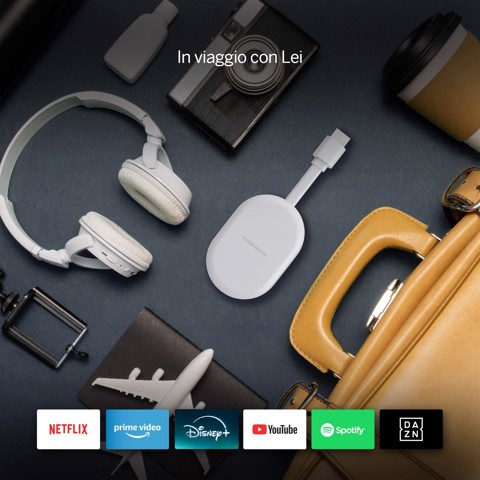 Thomson Go Cast 150 HDMI 4K Ultra HD Google TV Bianco